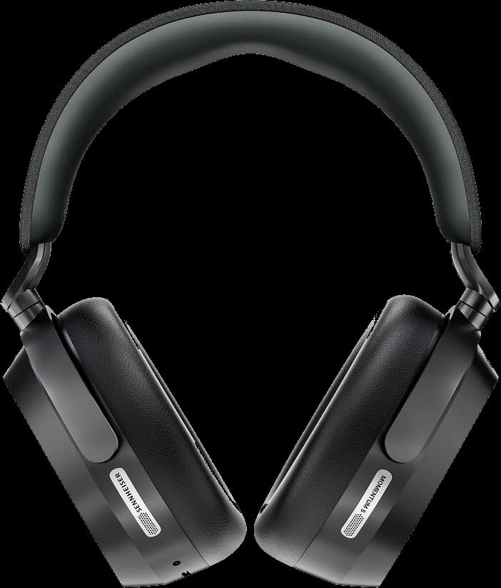Sennheiser MOMENTUM 5 Wireless headphones in black, alternate angle